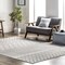 Nuloom Kate Geometric Trellis Area Rug 4ft 3in x 6ft LPBL10A-406 - alternate 1